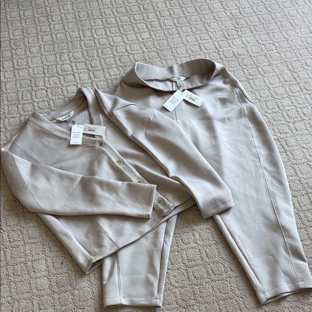 SPANX Light Gray Top and Bottom Set